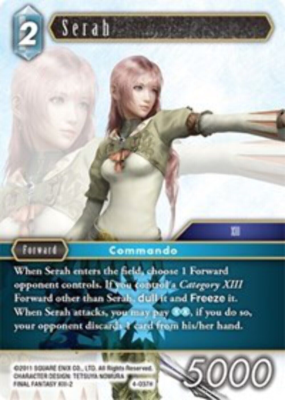 Serah - 4-037H - Foil OPUS 4 Final Fantasy TCG
