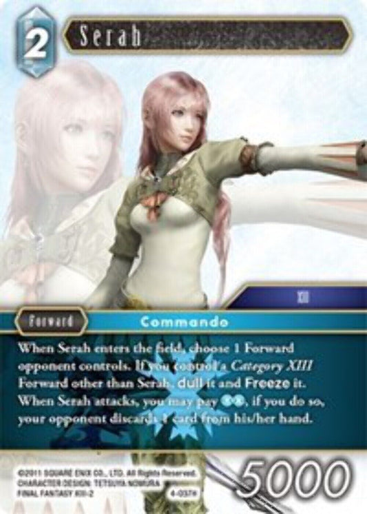 Serah - 4-037H - Foil OPUS 4 Final Fantasy TCG
