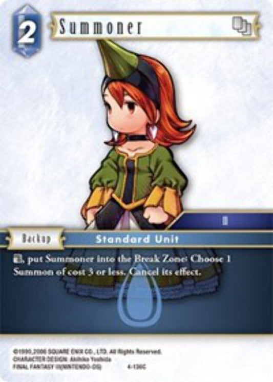 Summoner - 4-136C - Foil OPUS 4 Final Fantasy TCG