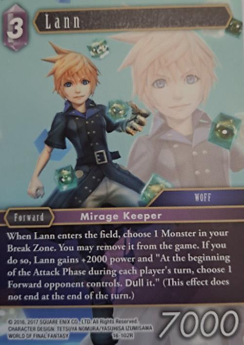 Lann 16/102R - OPUS 16 Final Fantasy TCG