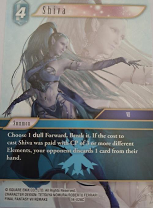 Shiva 16/028C - OPUS 16 Final Fantasy TCG