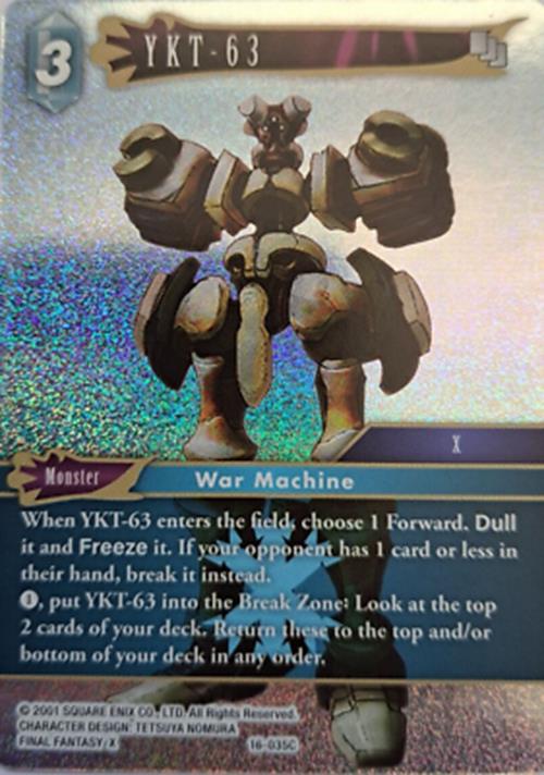 YKT - 63 16/035C - Foil - OPUS 16 Final Fantasy TCG