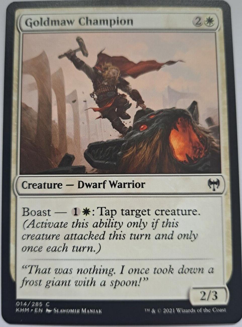 Goldmaw Champion - Kaldheim - MTG