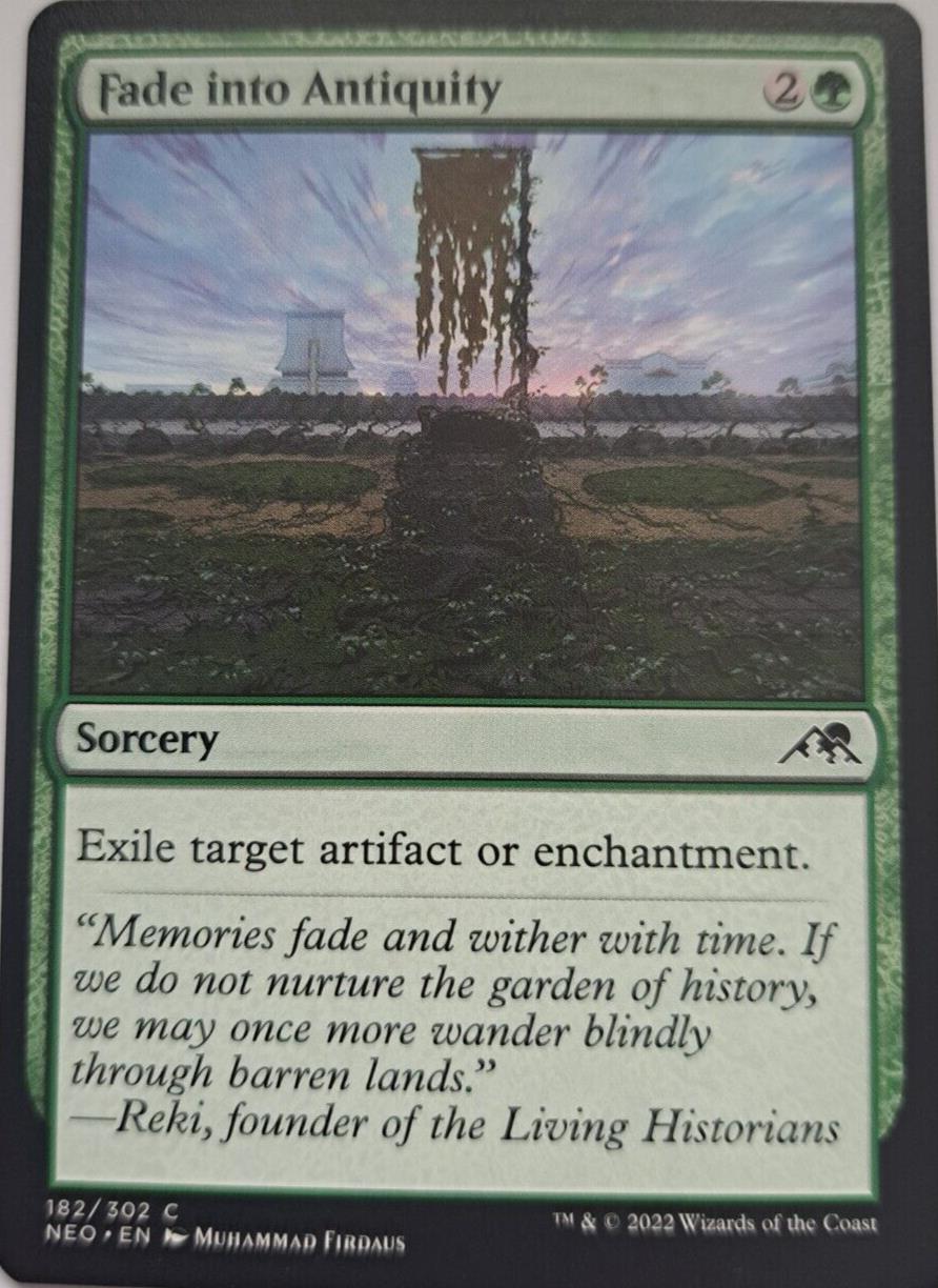 Fade into Antiquity - Kamigawa: Neon Dynasty - MTG