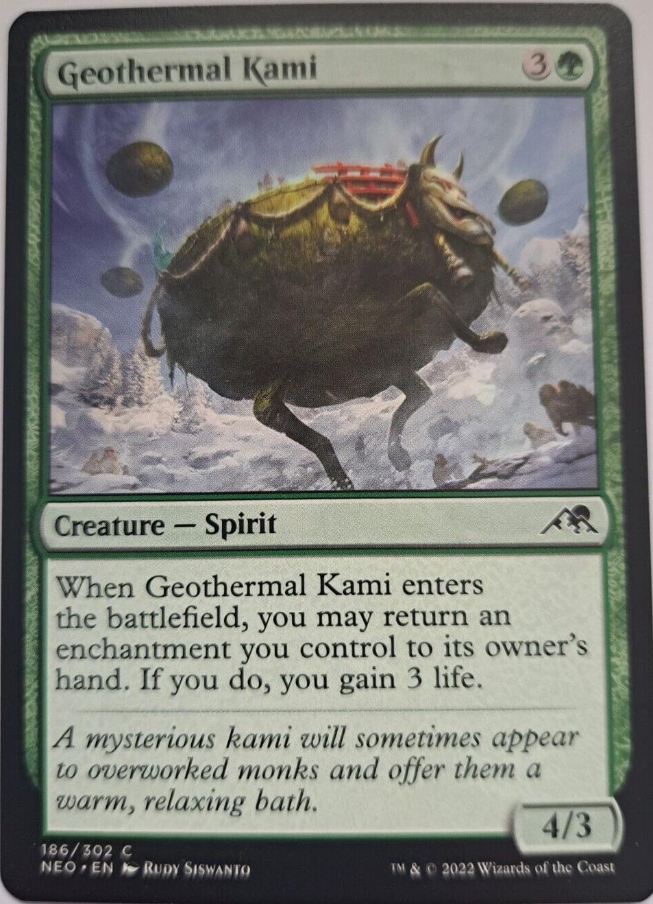 Geothermal Kami - Kamigawa: Neon Dynasty - MTG