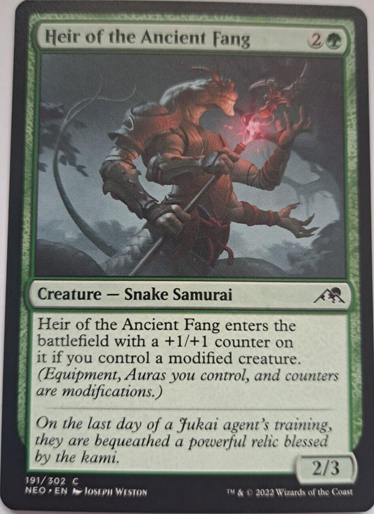 Heir of the Ancient Fang - Kamigawa: Neon Dynasty - MTG