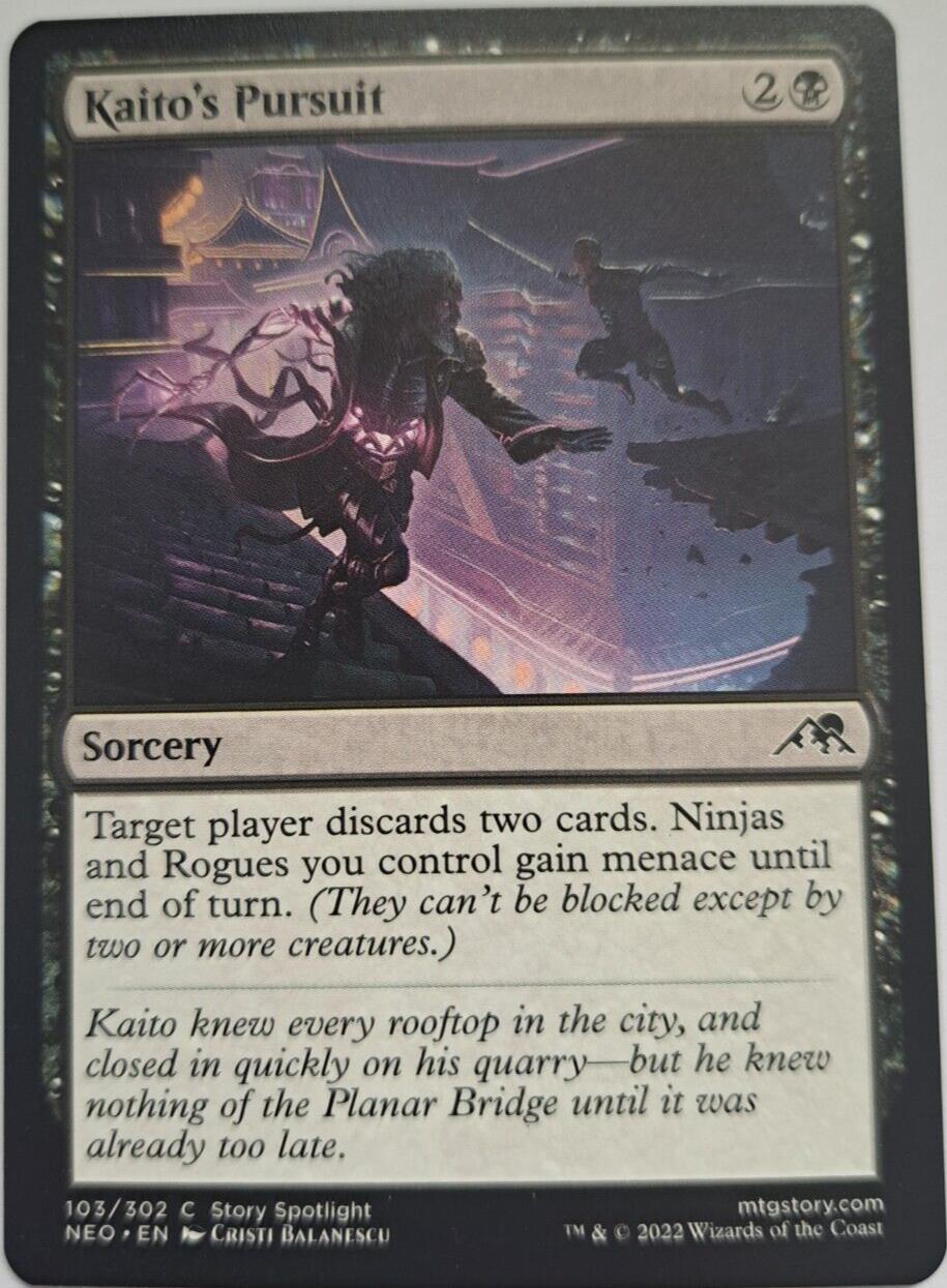 Kaito's Pursuit - Kamigawa: Neon Dynasty - MTG