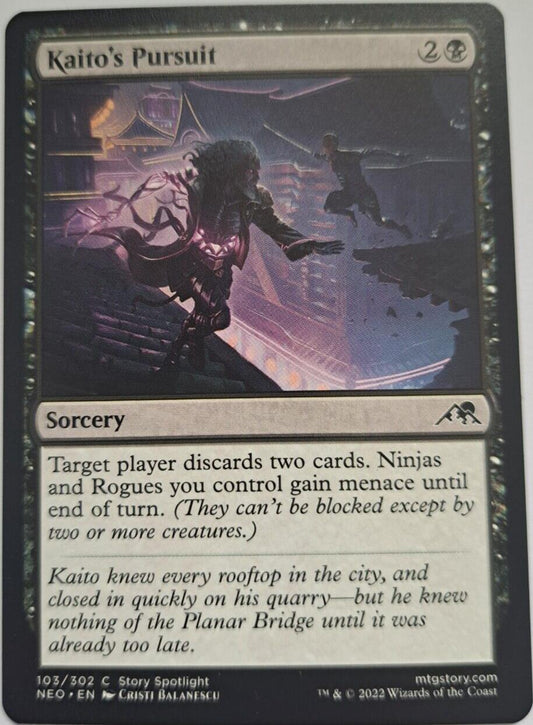 Kaito's Pursuit - Kamigawa: Neon Dynasty - MTG