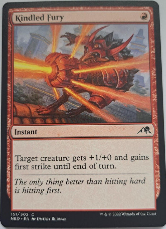 Kindled Fury - Kamigawa: Neon Dynasty - MTG