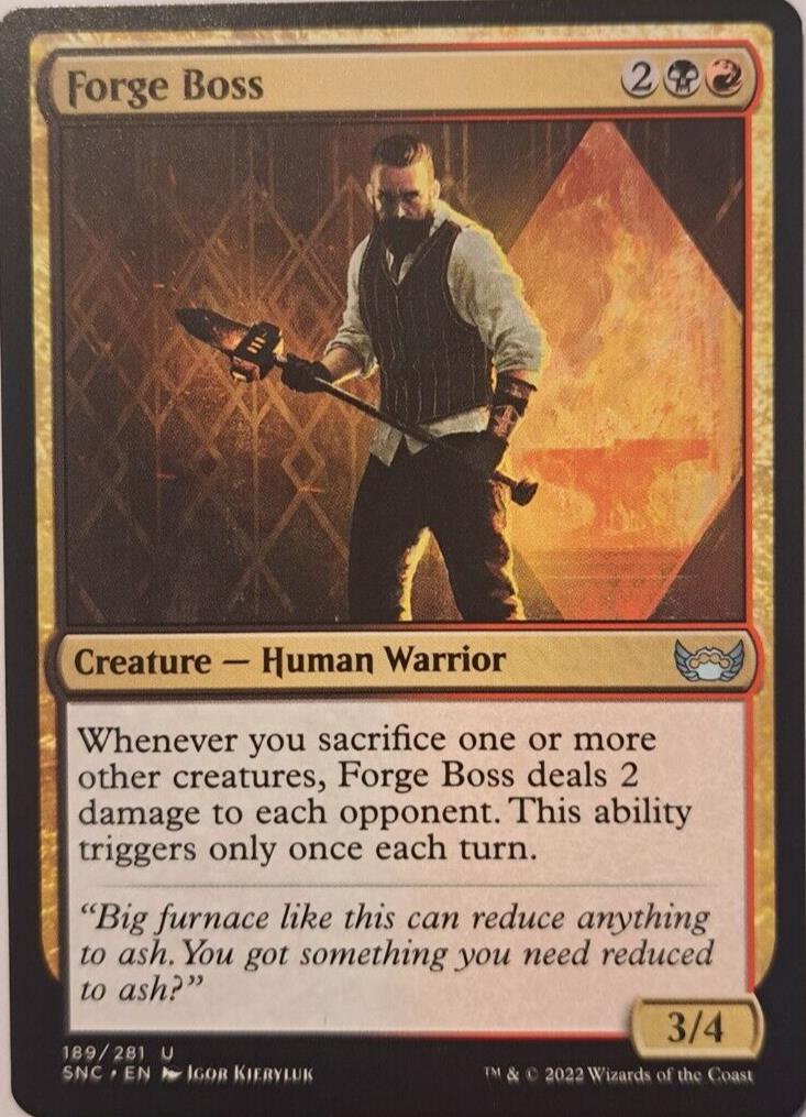 Forge Boss - Streets of new Capenna - MTG