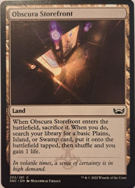 Obscura Storefront - Streets of new Capenna - MTG