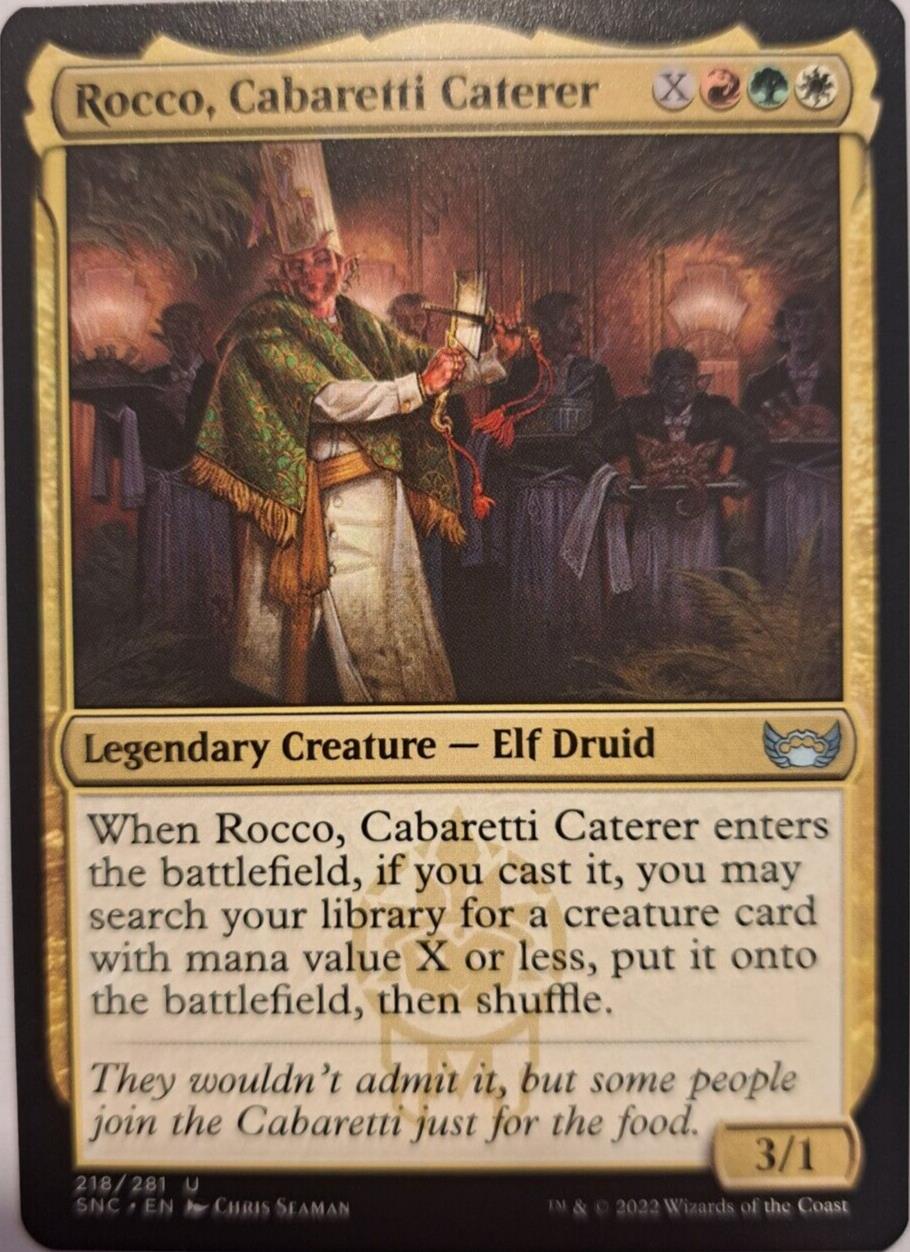 Rocco, Cabaretti Caterer - Streets of new Capenna - MTG
