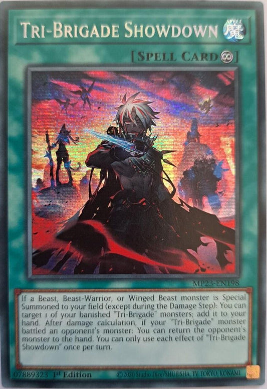 Tri-Brigade Showdown - MP23-EN198 - Prismatic Secret Rare 1st Edition YuGiOh