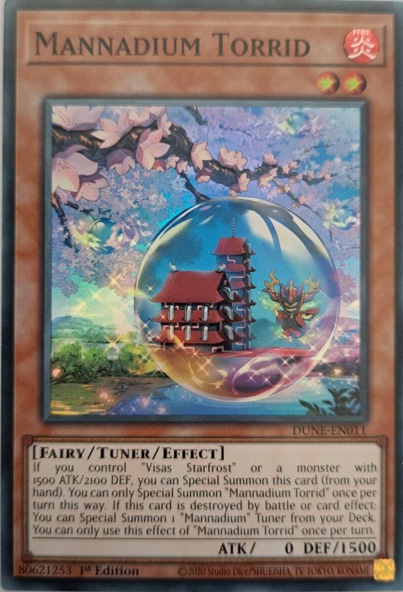 Mannadium Torrid - DUNE-EN011 - Super Rare - YuGiOh