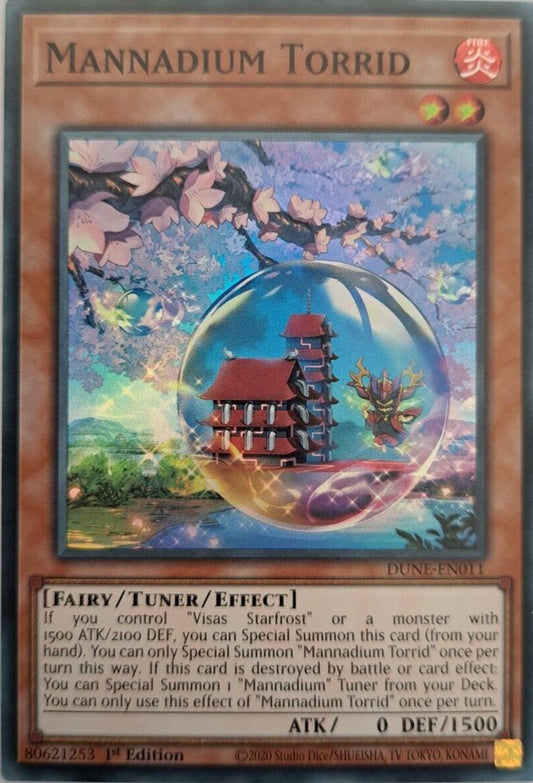 Mannadium Torrid - DUNE-EN011 - Super Rare - YuGiOh