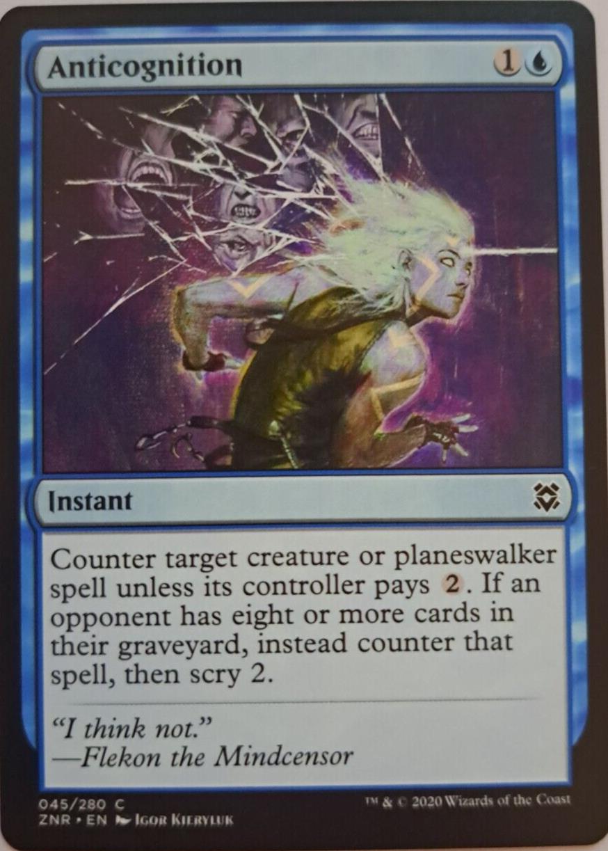 Anticognition - Zendikar Rising - MTG