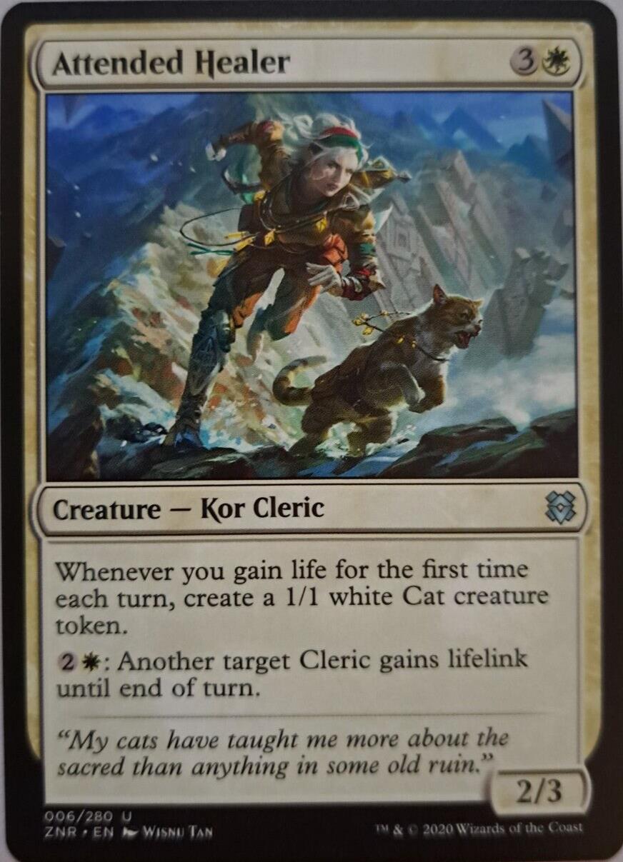 Attended Healer - Zendikar Rising - MTG