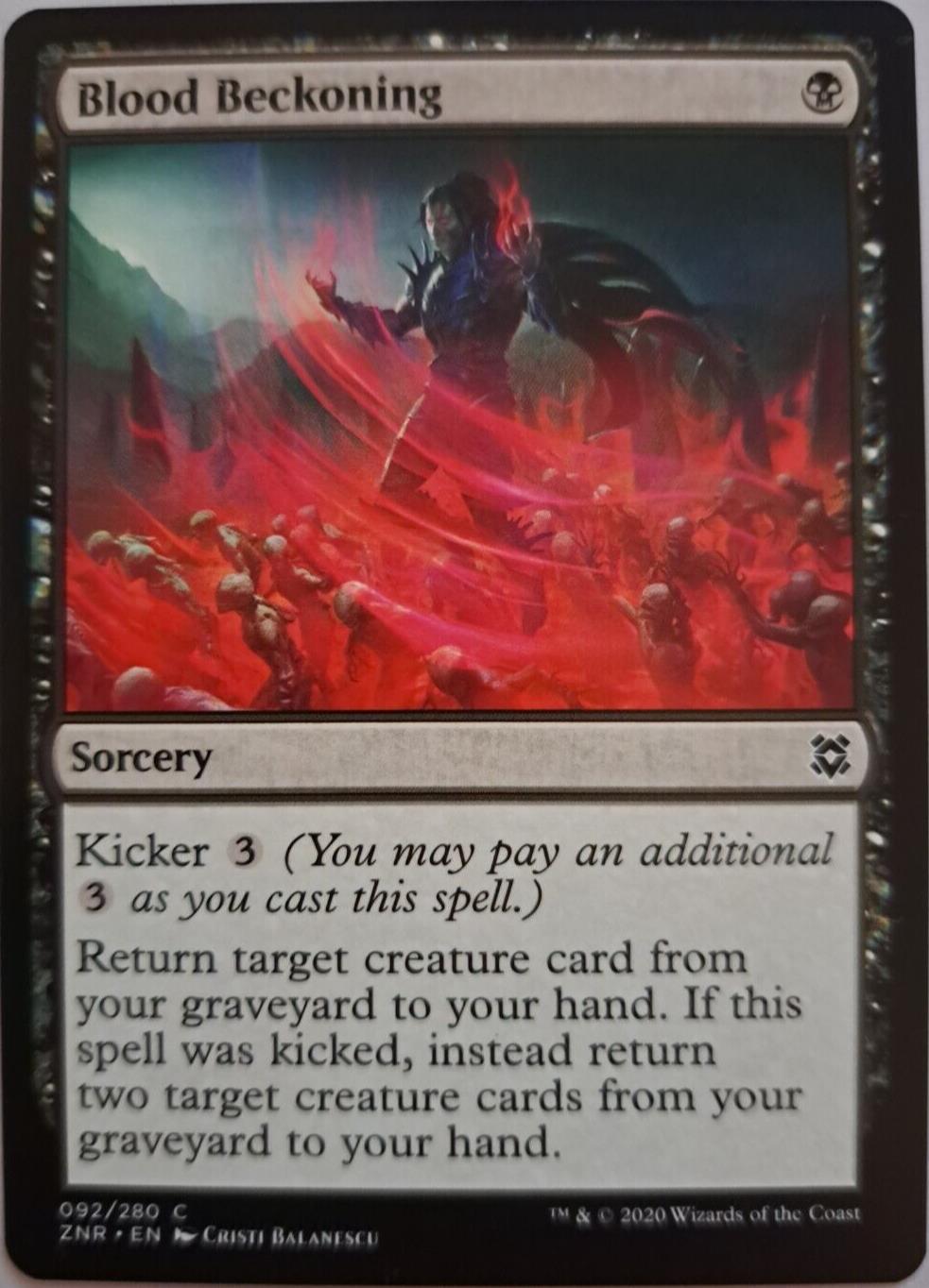 Blood Beckoning - Zendikar Rising - MTG