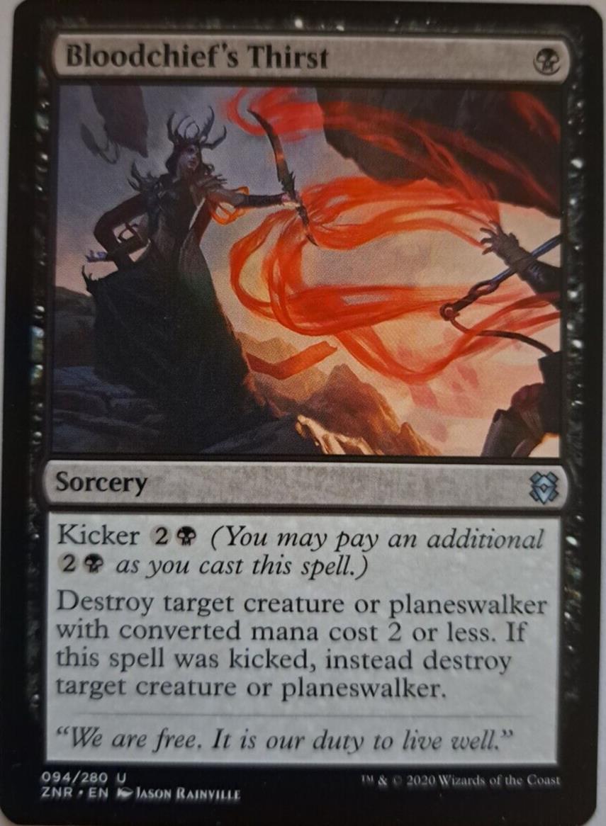 Bloodchief's Thirst - Zendikar Rising - MTG