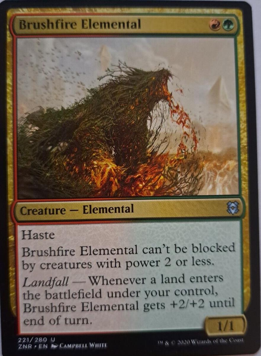 Brushfire Elemental - Zendikar Rising - MTG