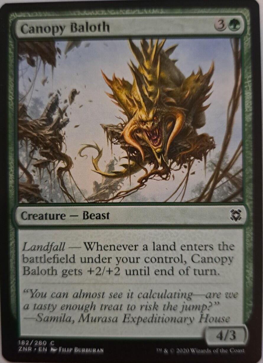Canopy Baloth - Zendikar Rising - MTG