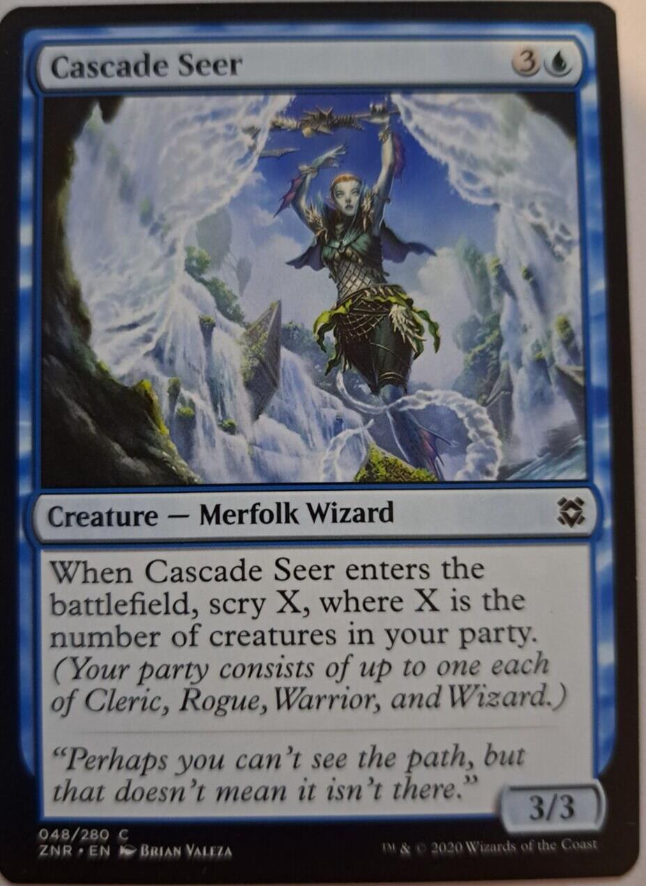 Cascade Seer - Zendikar Rising - MTG
