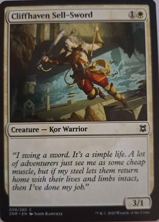 Cliffhaven Sell-Sword - Zendikar Rising - MTG