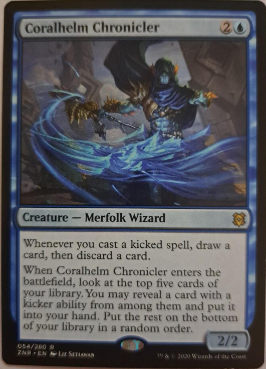 Coralhelm Chronicler - Zendikar Rising - MTG