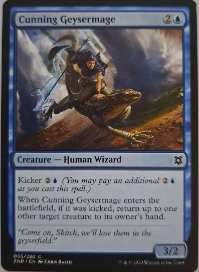Cunning Geysermage - Zendikar Rising - MTG