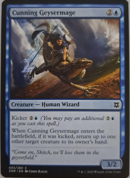 Cunning Geysermage - Zendikar Rising - MTG