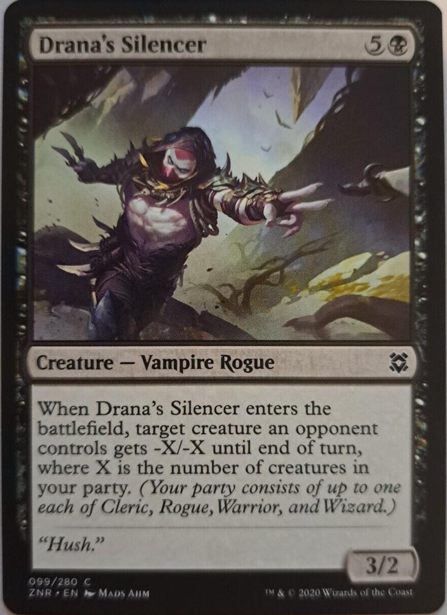 Drana's Silencer - Zendikar Rising - MTG