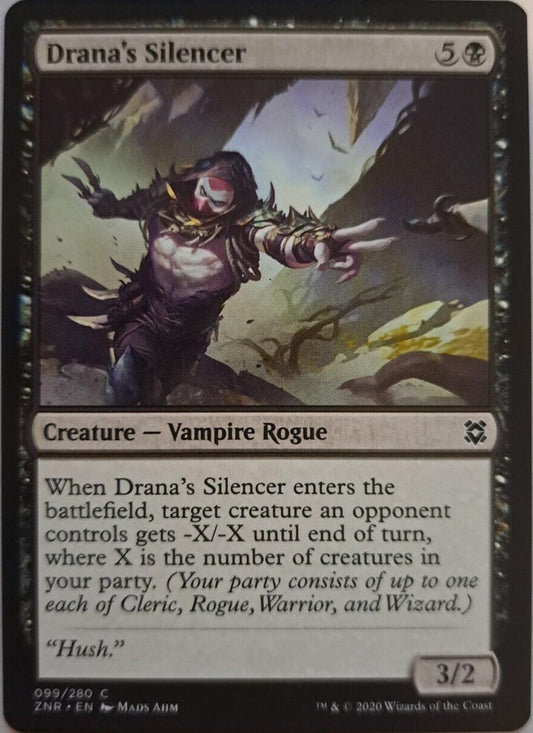 Drana's Silencer - Zendikar Rising - MTG