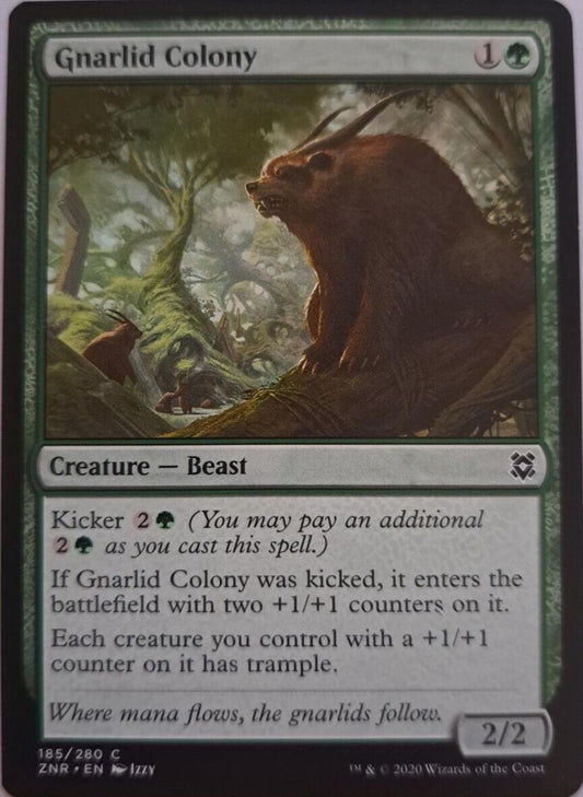 Gnarlid Colony - Zendikar Rising - MTG