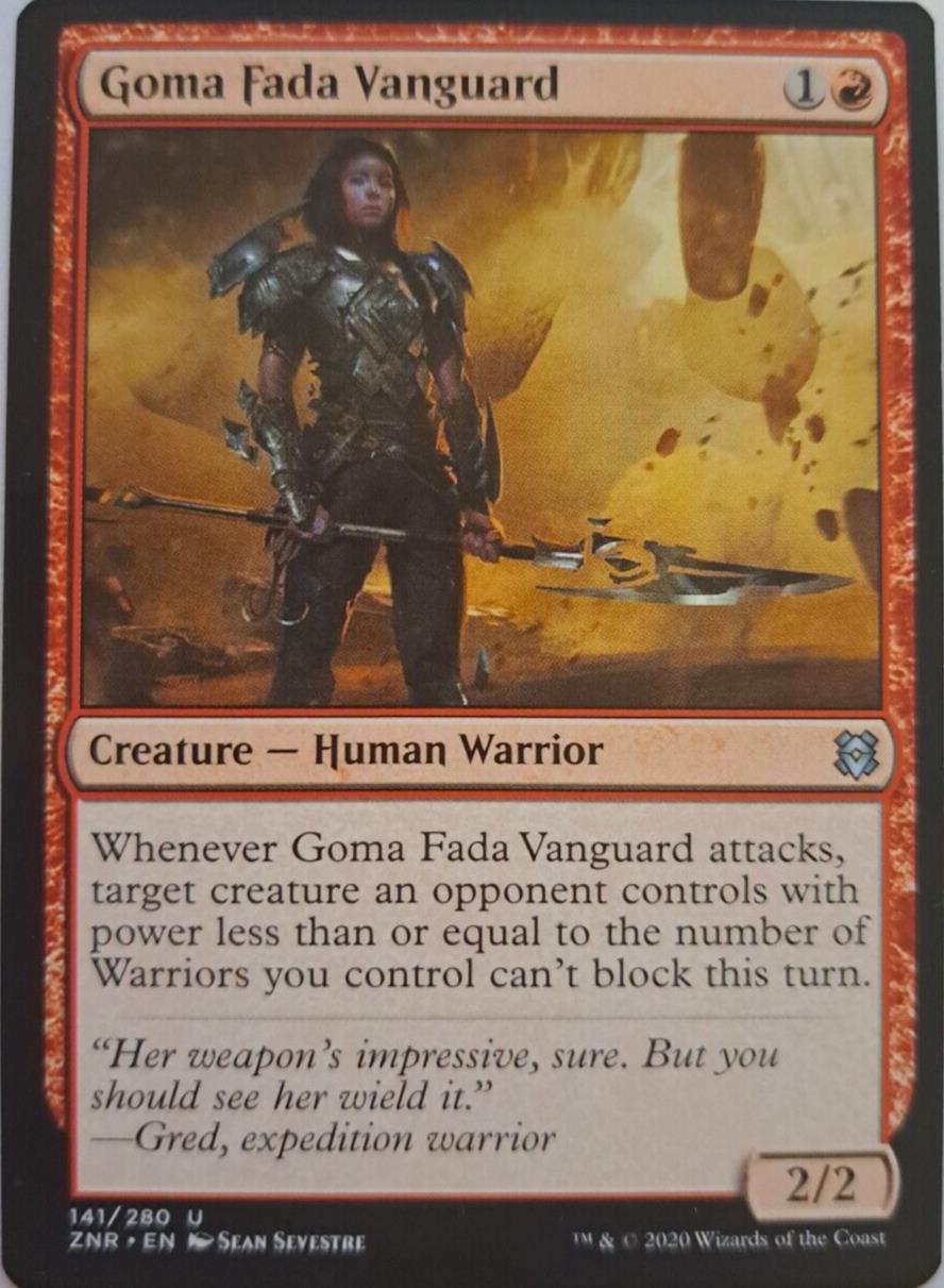 Goma Fada Vanguard - Zendikar Rising - MTG
