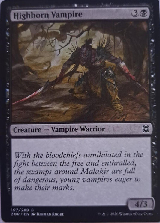 Highborn Vampire - Zendikar Rising - MTG