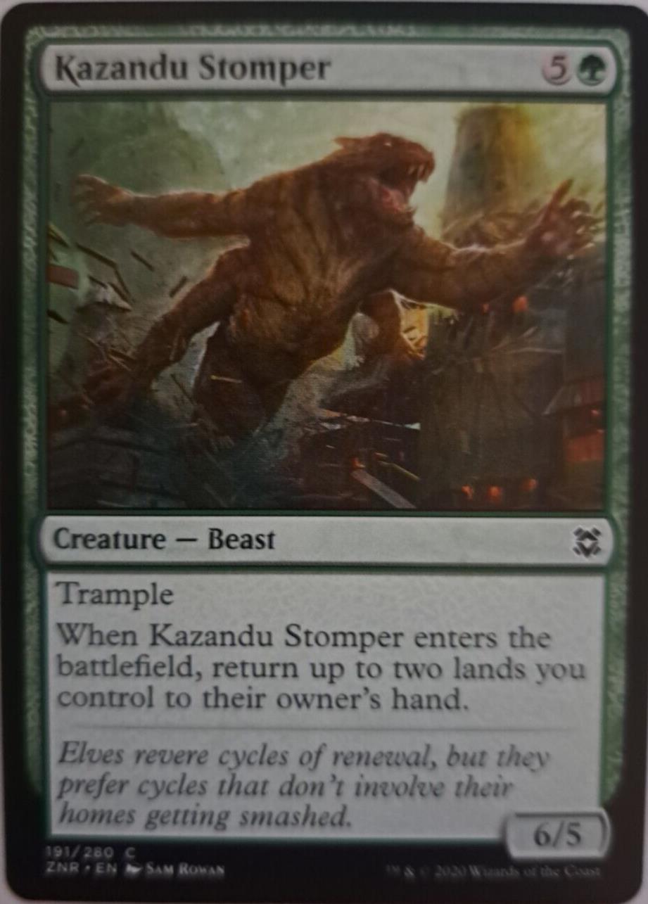 Kazandu Stomper - Zendikar Rising - MTG