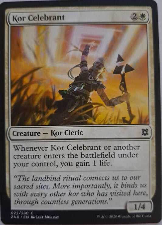 Kor Celebrant - Zendikar Rising - MTG
