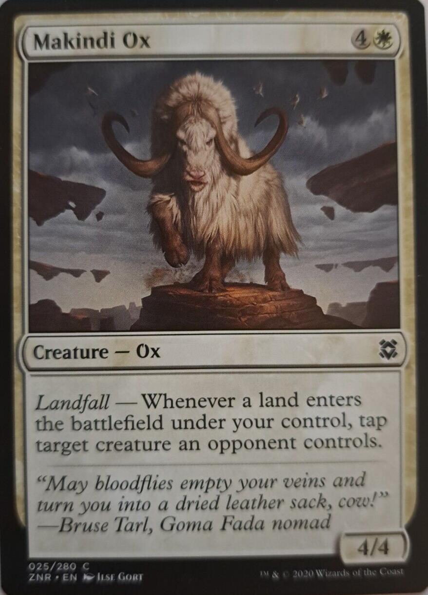 Makindi Ox - Zendikar Rising - MTG