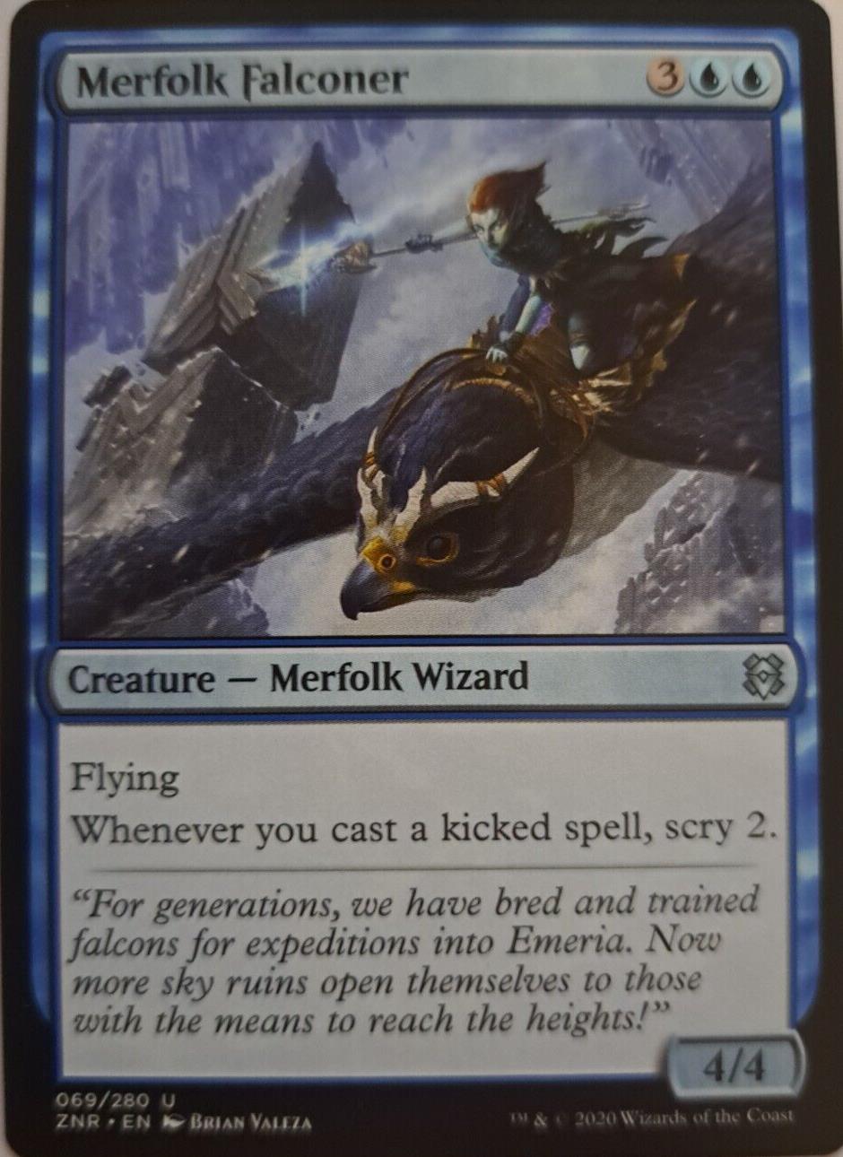 Merfolk Falconer - Zendikar Rising - MTG