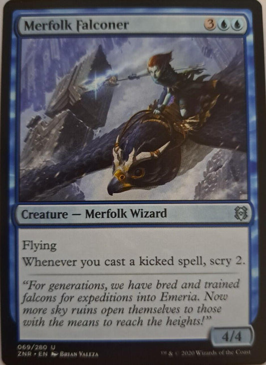 Merfolk Falconer - Zendikar Rising - MTG