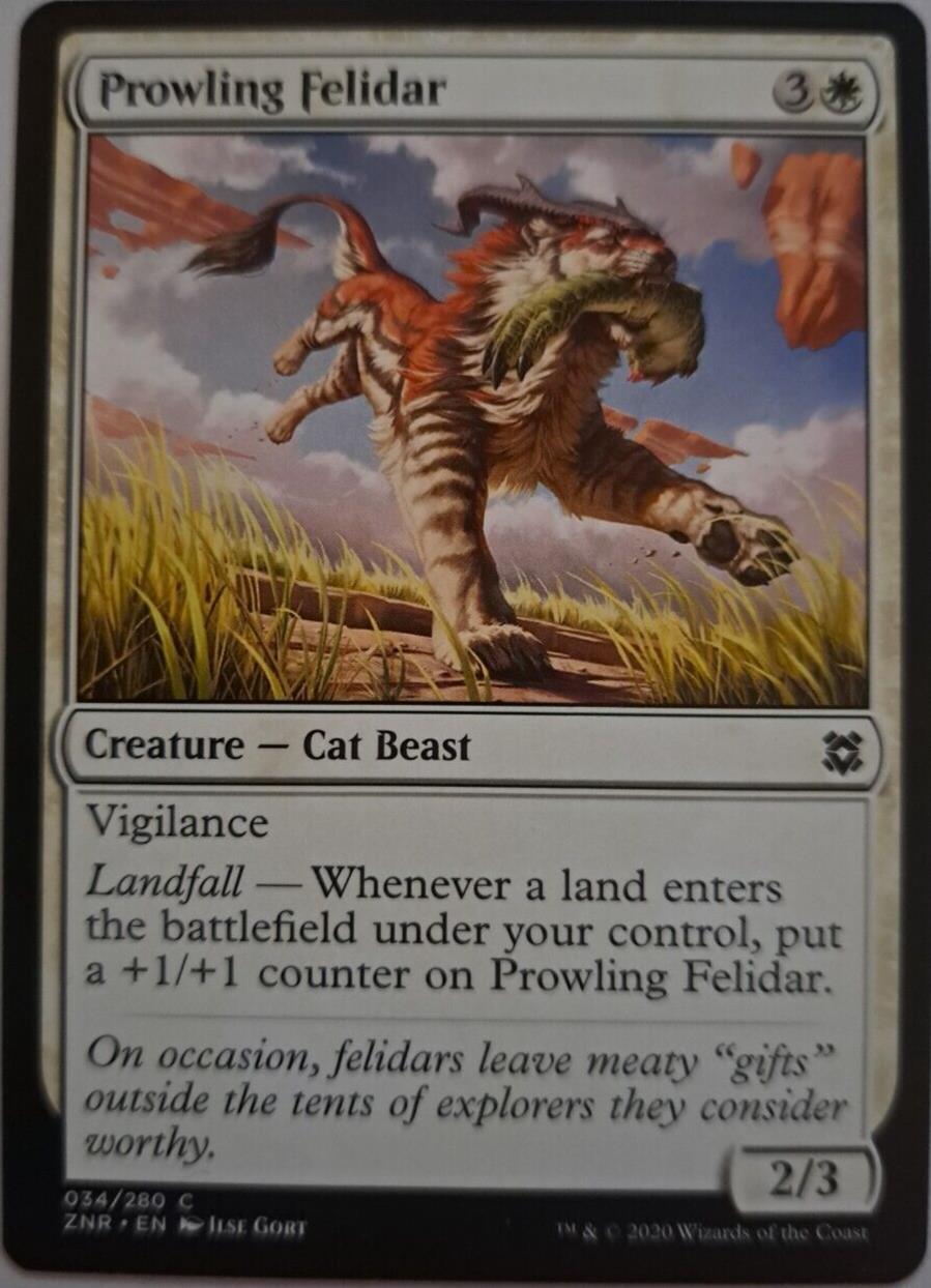 Prowling Felidar - Zendikar Rising - MTG