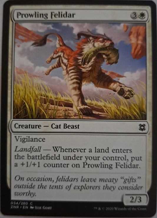 Prowling Felidar - Zendikar Rising - MTG