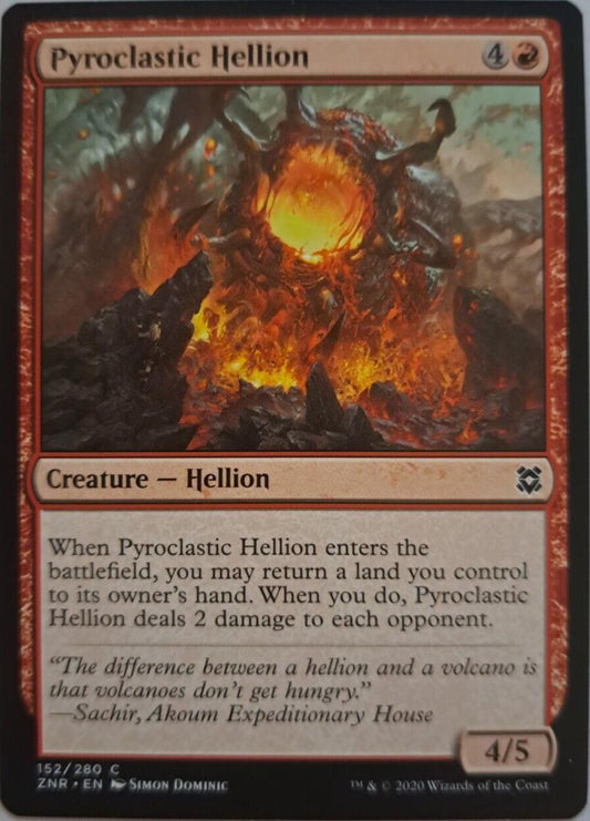 Pyroclastic Hellion - Zendikar Rising - MTG