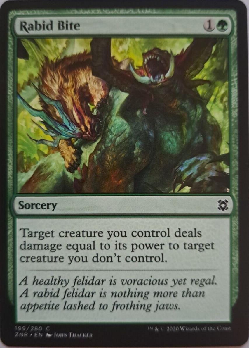 Rabid Bite - Zendikar Rising - MTG