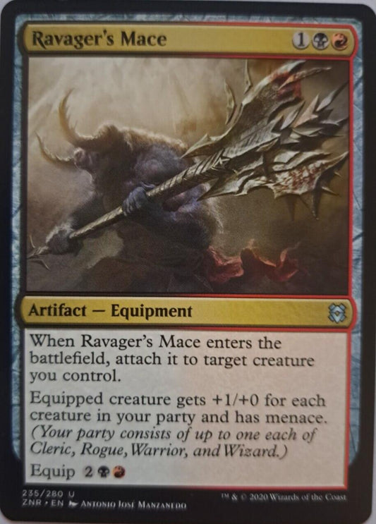Ravager's Mace - Zendikar Rising - MTG