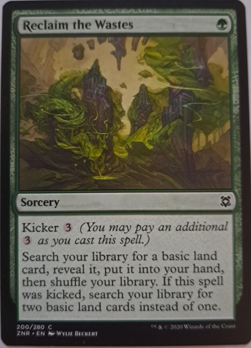 Reclaim The Wastes - Zendikar Rising - MTG