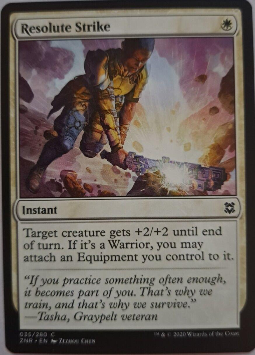 Resolute Strike - Zendikar Rising - MTG