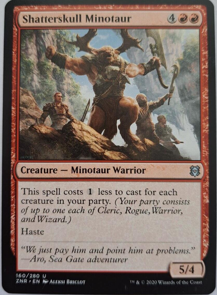 Shatterskull Minotaur - Zendikar Rising - MTG