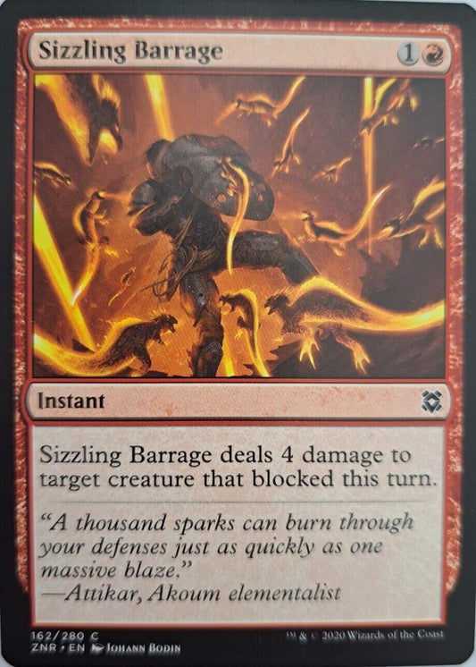 Sizzling Barrage - Zendikar Rising - MTG