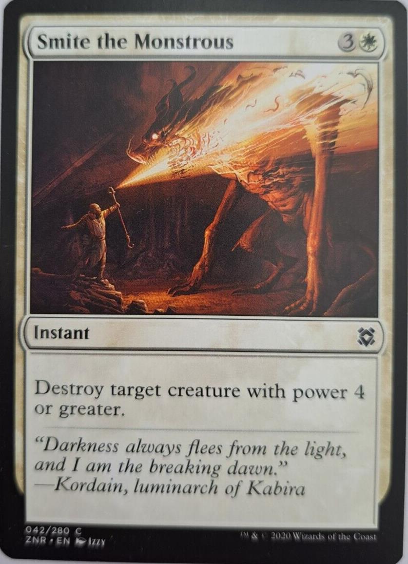 Smite The Monstrous - Zendikar Rising - MTG